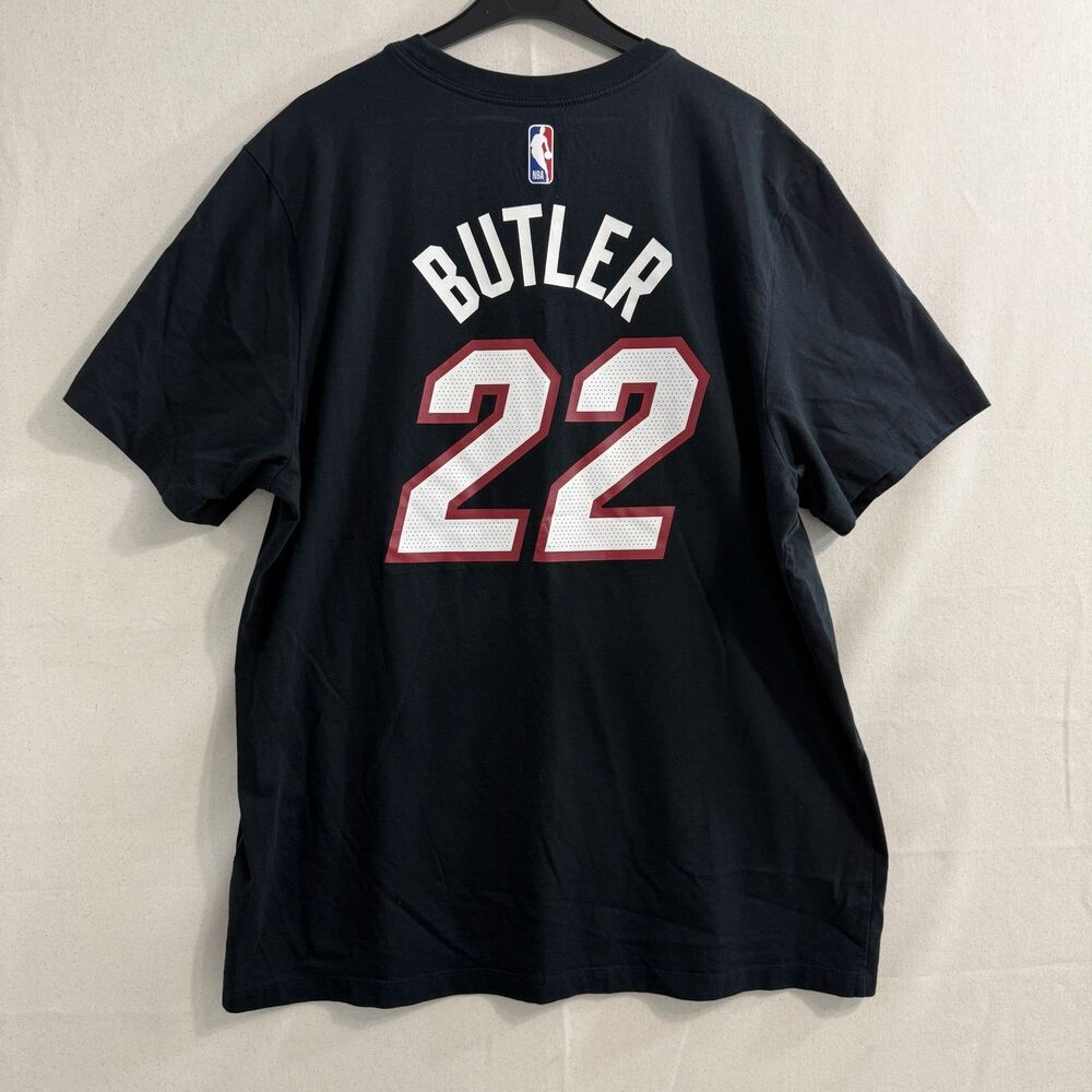 MIAMI HEAT JIMMY BUTLER NBA BASKETBALL NIKE SHORT SLEEVE SHIRT MENS XL